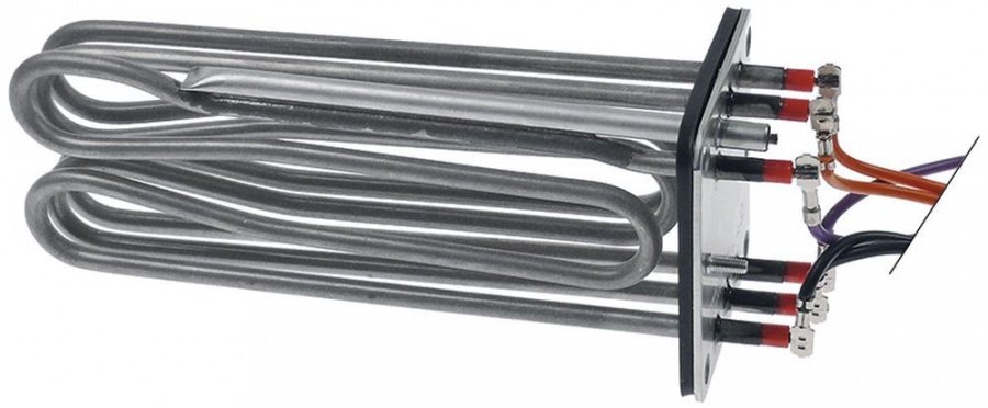 rezistenta 9000watt 230V CÎ 3 L 193mm L 39mm Î 69mm DG 65mm ø găuri 8mm ø MT 3/7,5mm