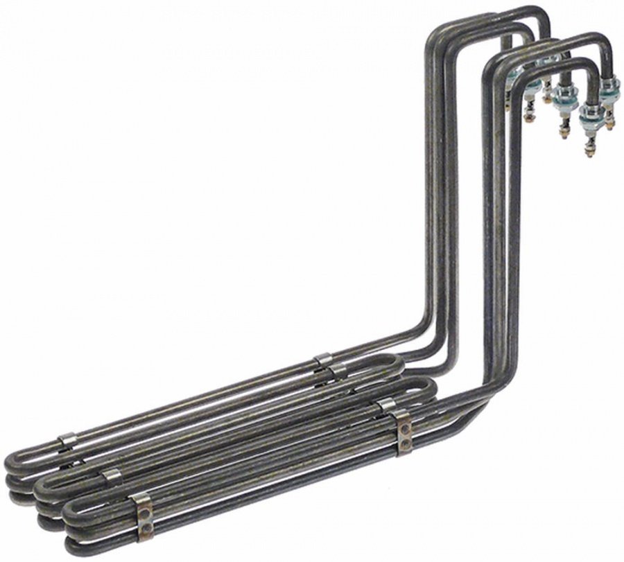 rezistenta 7000watt 230V CÎ 3 L 345mm L 112mm Î 220mm Î2 32mm filet ø țeavă 8.5mm
