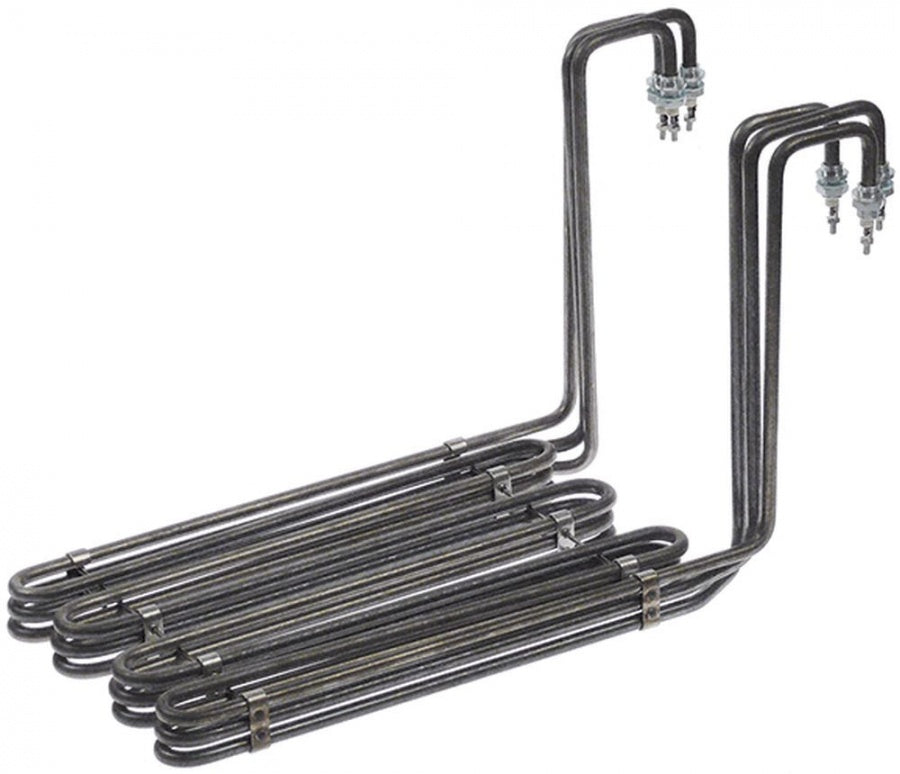rezistenta 11000watt 230V CÎ 3 L 370mm L 213mm Î 222mm Î1 180mm Î2 32mm filet ø țeavă 8.5mm