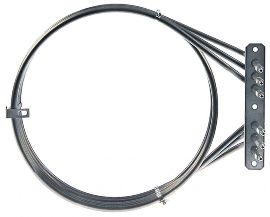 Rezistenta 6000 W, 230 V, int. ø 217 mm, ext. ø 231 mm, flansa 140x22 mm - 418131