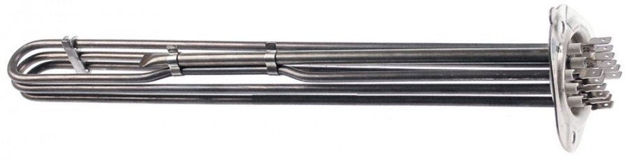 Rezistenta 4700 W, 230 V, flansa ø 47,5 mm, 3 circuite, L 393 mm - 418189