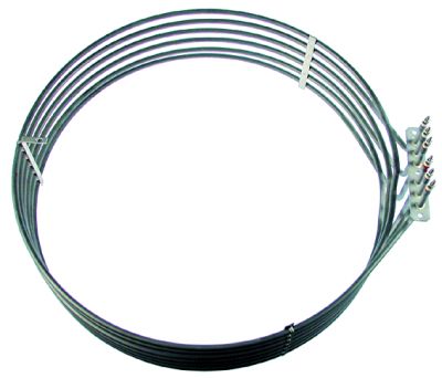Rezistenta cuptor 15000 W, cu 3 circuite, int. ø 512 mm, ext. ø 530 mm, H 130 mm - 418197
