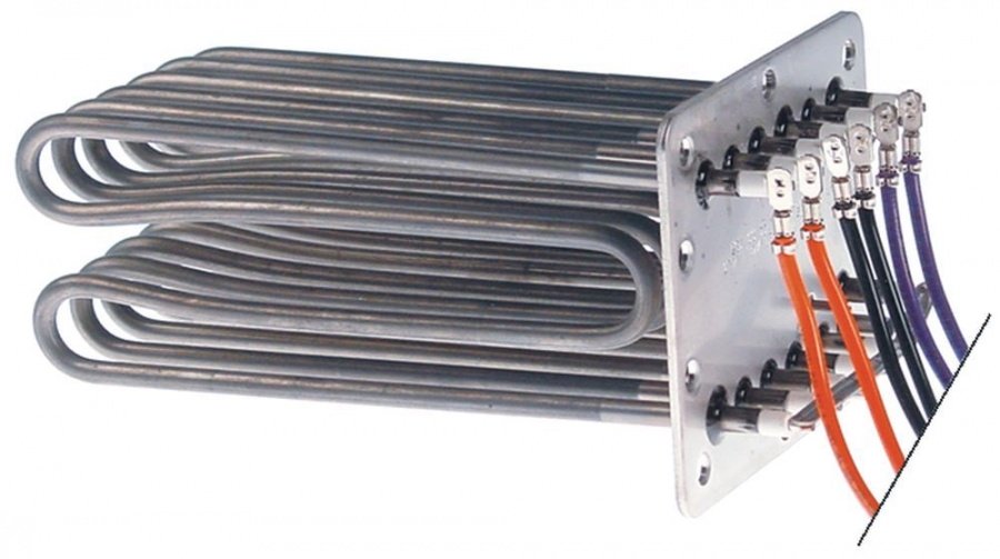 Rezistenta 18000 W, 230 V, L 194 mm, W 87 mm, H 68 mm, cu 6 circuite, 2 teci sonda temperatura - 418370