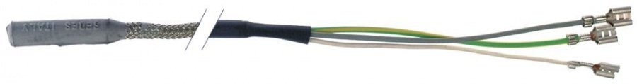 Rezistenta degivrare scurgere 12 W, 230 V, lungime incalzita 1540 mm, lungime cablu neutru 1650 mm - 418570