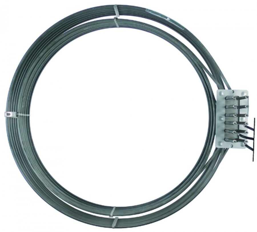 heating element 20400W 400V heating circuits 6 ID ø 450mm ED ø 525mm L 107mm H 113mm W1 97mm