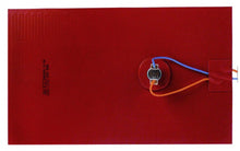 Rezistenta folie silicon rosu 290 x 175 mm, 500 W, 230 V, cu limitator de temperatura, t.max. 140°C, rezistenta plana autoadeziva - 418763