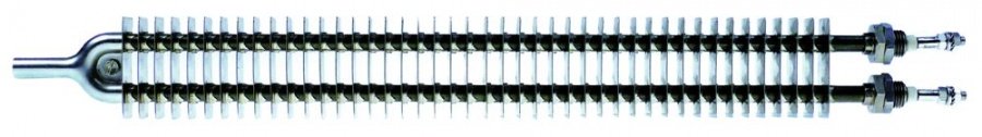 Rezistenta cu aripioare 1000 W, 230 V, lungime parte cu aripioare L 335 mm - 418823