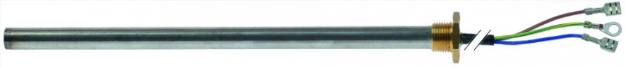 Rezistenta cartus 300 W, 230 V, ø 12 mm, L 240 mm, filet 3/8", cablu 2000 mm, Angelo Po 32G3310 - 418892