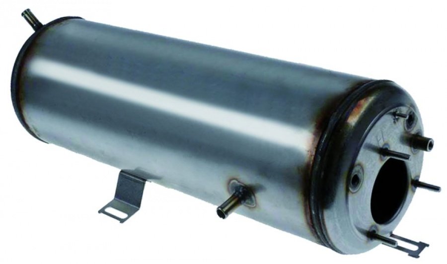 boiler ø 150mm L 450mm 3 hole flange inlet ø 58