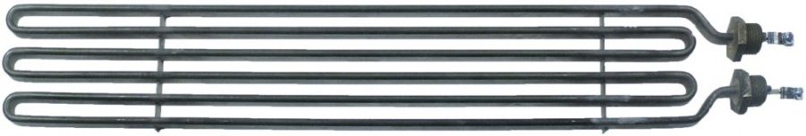heating element 1260W 400V L 470mm W 83mm L1 10mm L2 25mm L3 435mm W1 20,5mm W2 42mm chargrill