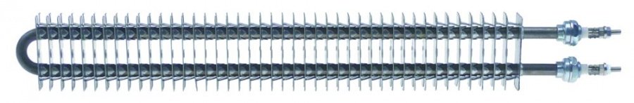 heating element 1000W 230V L 370mm W 50mm H 25mm tube ø 8mm M12x1,25 connection M4