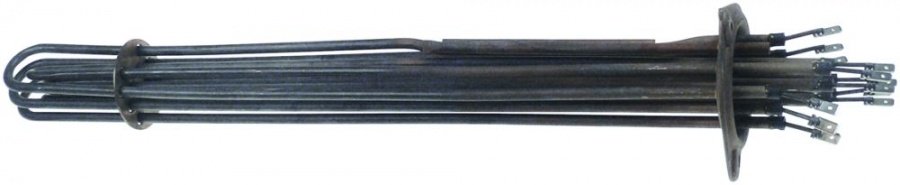 heating element 17000W 230V mounting ø 57,5mm heating circuits 6 L 450mm W 42mm H 42mm
