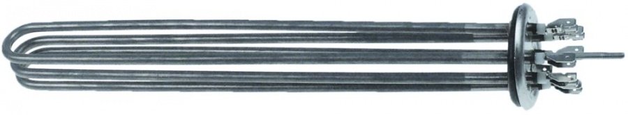 heating element 6000W 230V heating circuits 3 mounting ø 47,5mm L 320mm W 31mm H 35mm