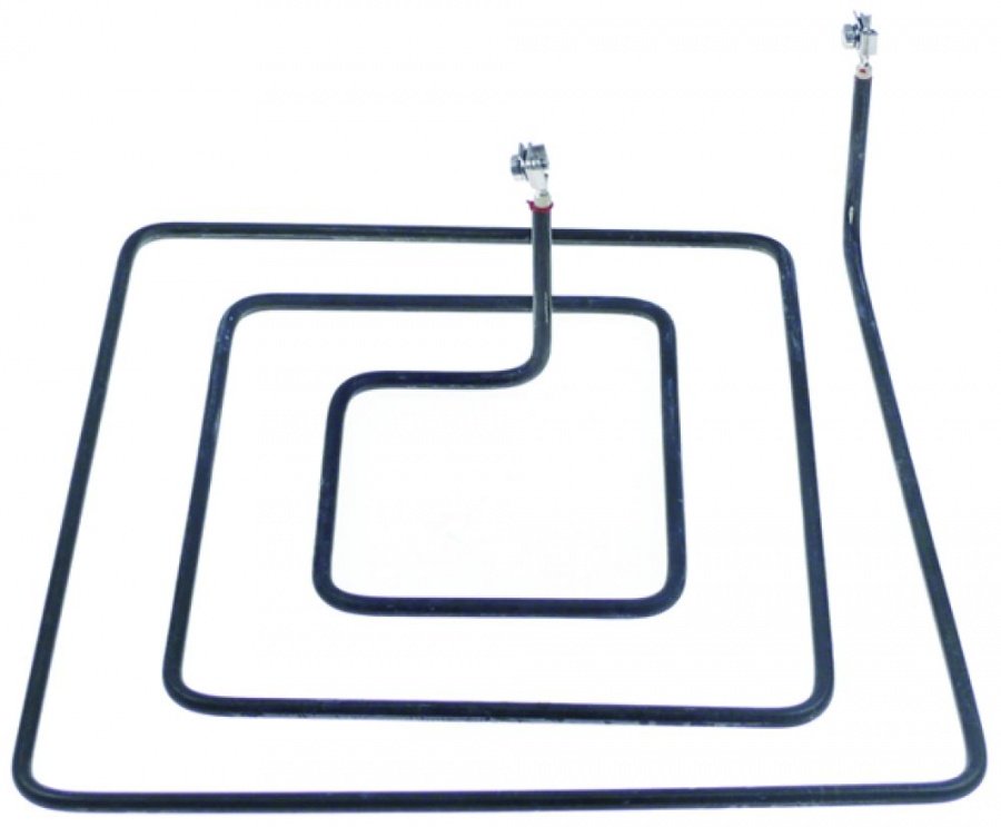 heating element 1190W 400V L 285mm W 285mm H 75mm tube ø 6,5mm mounting pos. outer connection M5