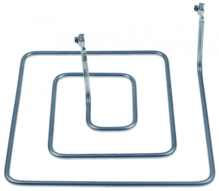 heating element 810W 400V L 225mm W 225mm H 75mm tube ø 6,5mm mounting pos. inner connection M5