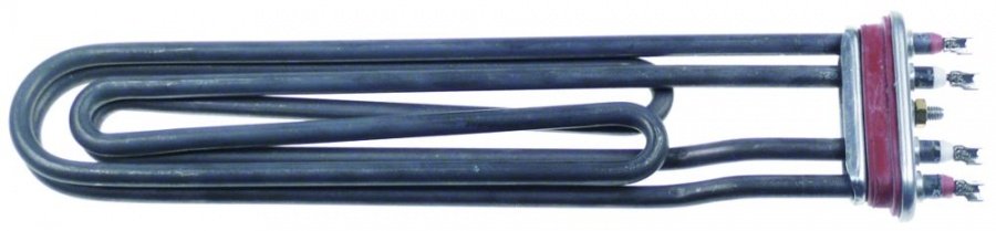 Rezistenta 6000 W, 240 V, 2 circuite, flansa L 70x18 mm, L 315 x 62 mm - 419139