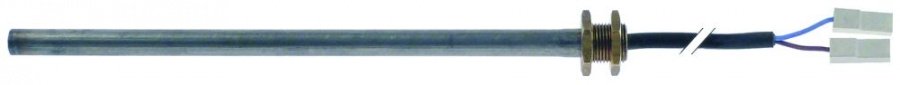 heating cartridge 400W 230V ø 11mm L 240mm cable length 550mm connection female faston 6,3mm - 419218