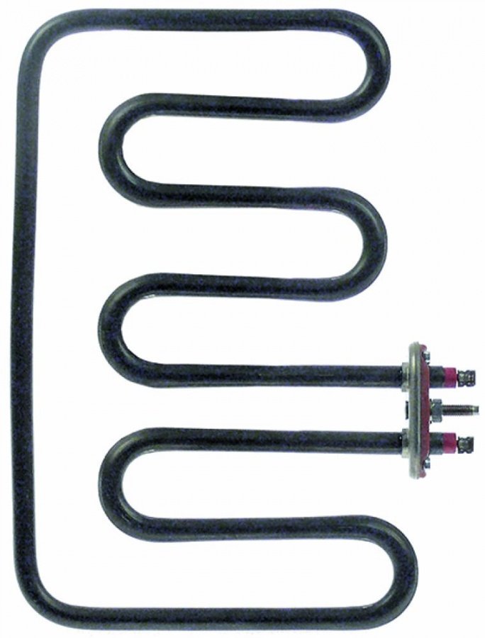 rezistenta 3000watt 230V CÎ 1 flanșă 50x26mm L 145mm L 225mm racord fișă plată masculină 6,3mm