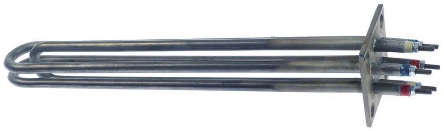 heating element 9000W 230V heating circuits 3 L 295mm W 43mm H 39mm tube ø 8,5mm