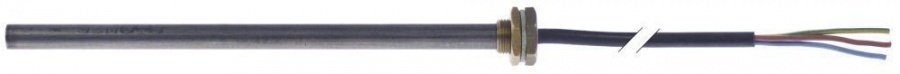 heating cartridge 240W 230V ø 12mm L 240mm thread 3/8" cable length 3000mm connection cable