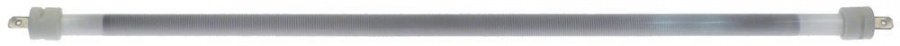 quartz heating element L 370mm ø 10mm connection male faston 6.3mm - 420274