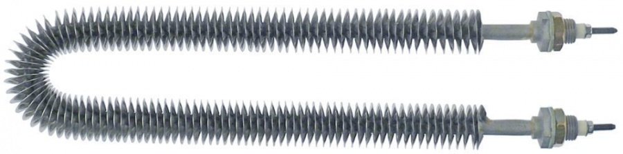 heating element 1000W 230V L 285mm W 70mm ø 24,5mm thread M14x1.5 connection M4 - 420285