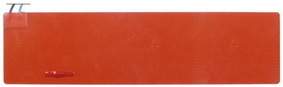 foil heating element L 360mm W 95mm 545W 230V silicone cable length 1750mm thickness 1mm - 420299
