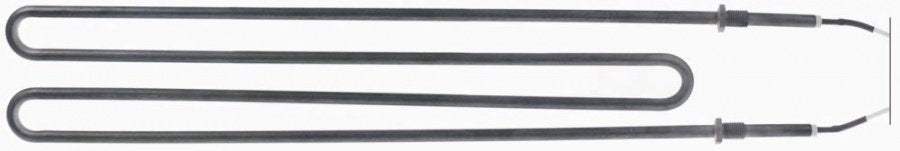 heating element 4000W 400V heating circuits 1 L 573mm W 115mm thread M14x1.5 - 420349