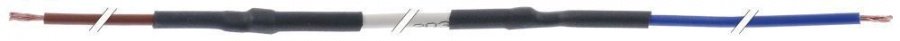 heating cable 108W 230V L 8000mm L1 (unheated) 2x1000mm L2 (heated) 6000mm - 420375
