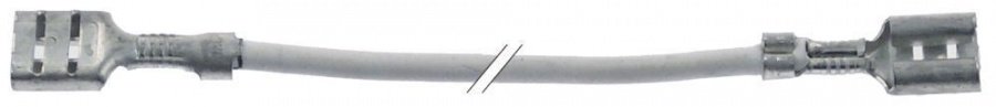 heating cable 31W 230V L 5000mm for blast chiller connection male faston - 420382