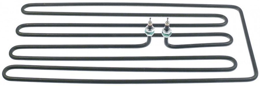 heating element 5000/6000W 220-240V L 240mm W 580mm H 100mm thread M14 tube ø 10,5mm threaded - 420407