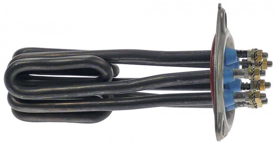 rezistenta 3900watt 230V CÎ 3  ø montaj 57.5mm L 150mm L 47mm Î 47mm flanșă circulară