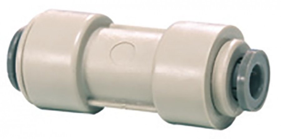 push-in fitting John Guest straight pipe connection 1/2" - ø15mm - 440657
