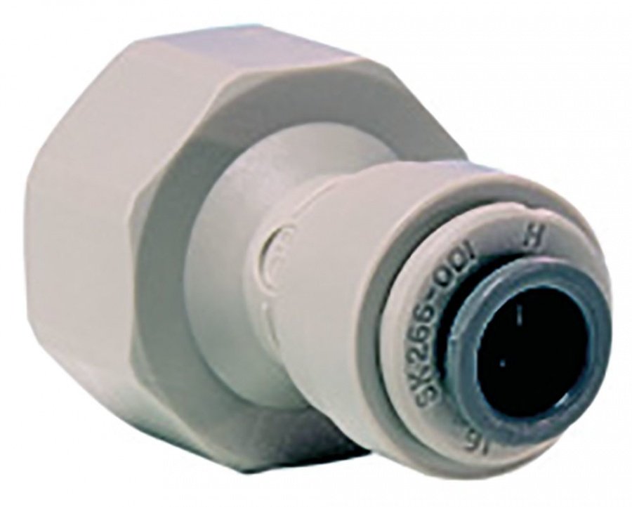 Cupla rapida dreapta John Guest, filet 5/8" BSP, pentru tub de 5/16" (8 mm)- 440695