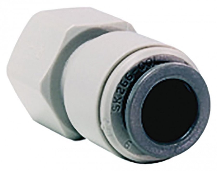 Cupla rapida John Guest, filet int. 7/16" UNF (1/4" FFL), pentru tub 3/8" - 440710