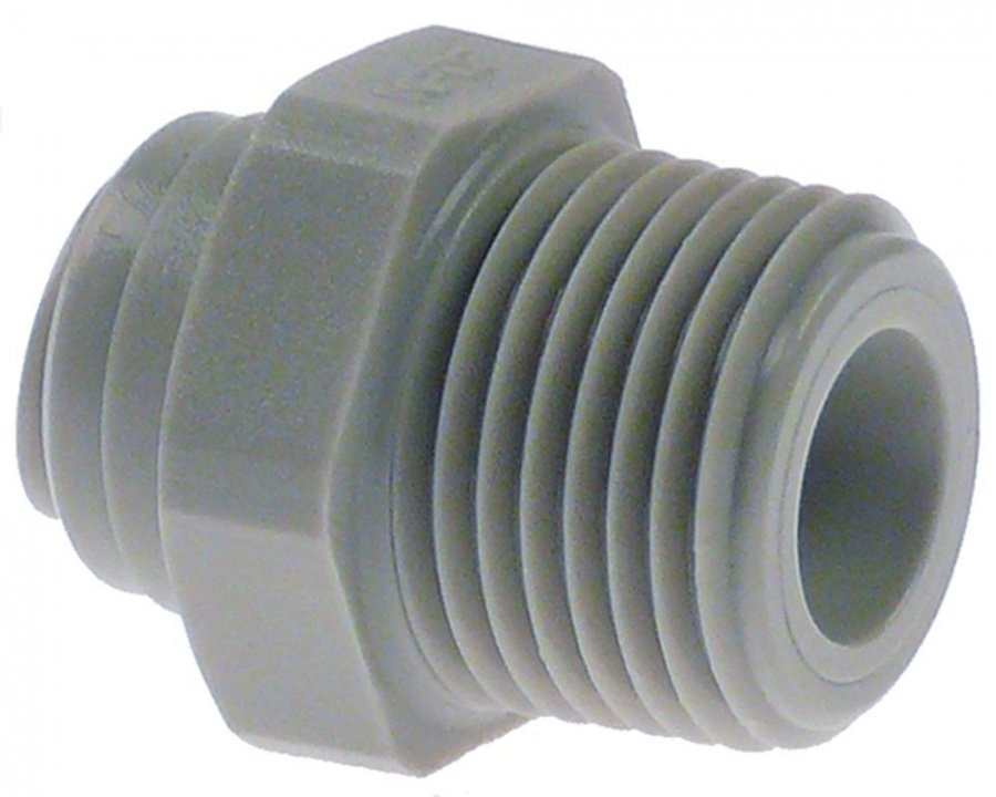push-in fitting DMfit straight thread 3/8" NPTF pipe connection 1/4"  - 440816