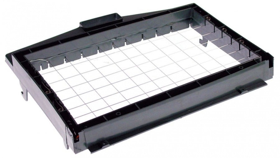 Grilaj taiere cuburi de gheata, Whirlpool 350 x 285 mm, 481925998215, dimesiuni cubulete 29 x 29 mm - 480100