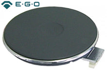 Plita electrica rotunda ø 180 mm, 2000 W, 230 V, contacte 4 suruburi, cu inel exterior inox 4 mm - 490006