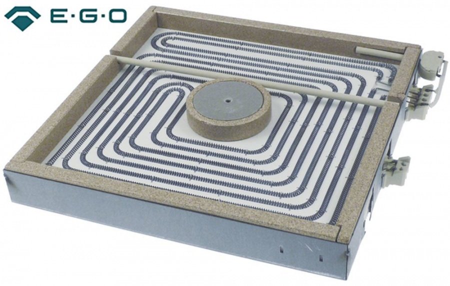 Rezistenta radianta 300 x 300 mm, 4000 W, 400 V, cu senzor vas, pentru vitroceramica - 490009