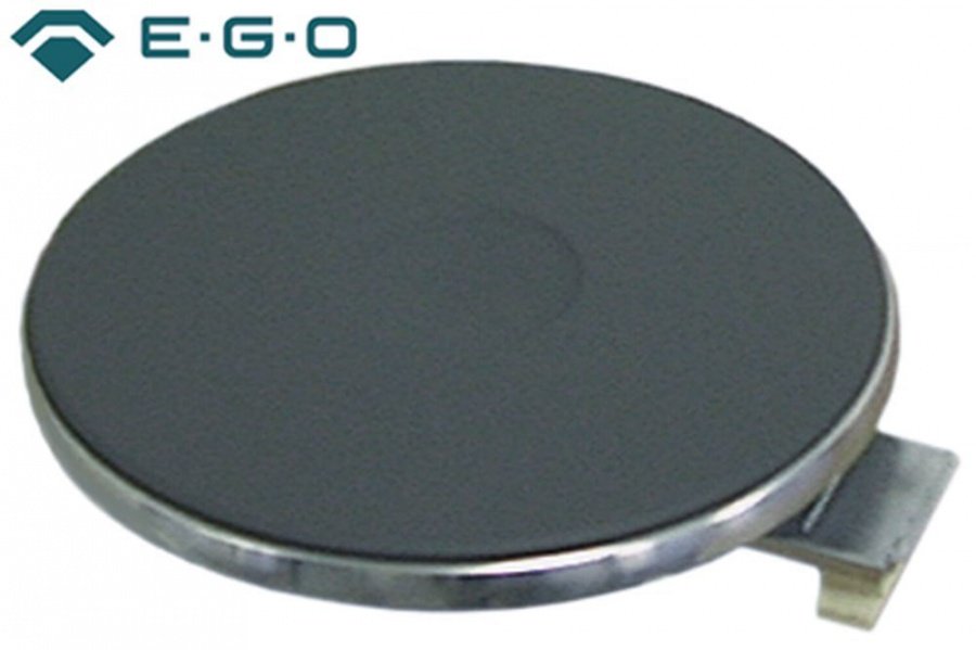 Plita Electrica ø 180 mm, 2000 W, 400 V, contacte 4 suruburi, cu inel exterior inox 8 mm - 490017
