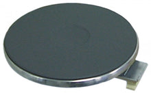 Plita electrica rotunda ø 225 mm, 2000 W, 230 V, conectare cu 4 suruburi, cu inel exterior inox inalt 8 mm - 490018