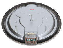 Plita electrica rotunda ø 225mm, 2600W, 230V, conectare cu 4 suruburi, cu inel exterior inox inalt 8mm - 490020