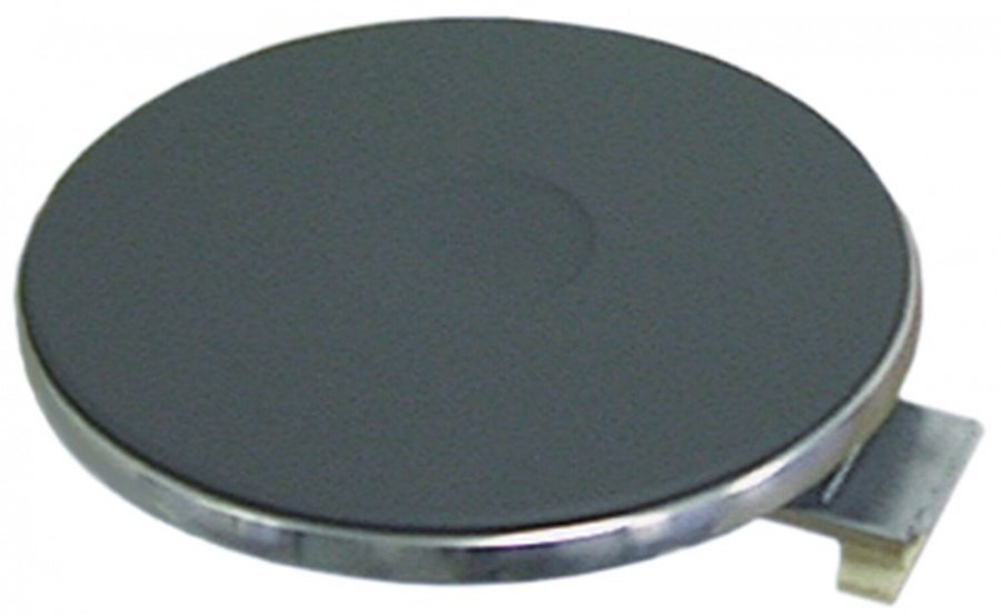 Plita electrica ø 300 mm, 2500W, 230V, contacte 4 suruburi, cu inel exterior inox 8 mm - 490061