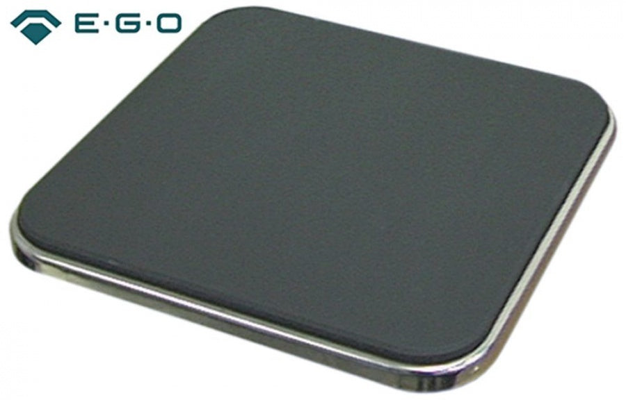 Plita electrica patrata 220 x 220 mm, 2600W, 400V, cant exterior inox, 4 contacte, cu protectie termica, EGO  - 490068