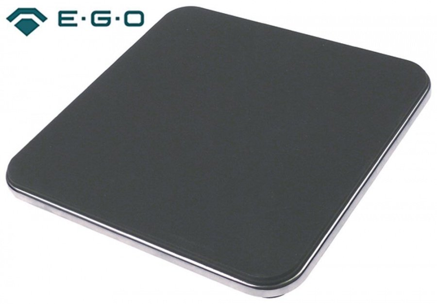 Plita electrica patrata 300 x 300 mm, 3000 W, 230 V, cu inel exterior inox, 4 contacte, EGO - 11.33473.239, 113473239 - 490070