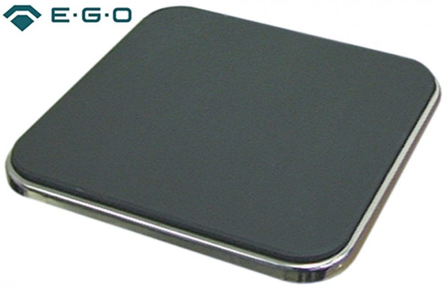 Plita electrica patrata 300 x 300 mm, 4000 W, 400 V, EGO cu bord exterior inox, 4 contacte - 490074