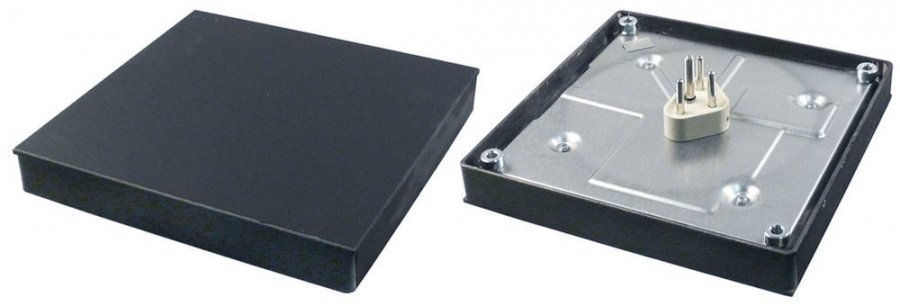 Plita electrica patrata 300 x 300 mm, 2500 W, 230 V, cu conectori tip pin, H 42 mm, fabricant EGO - 490075