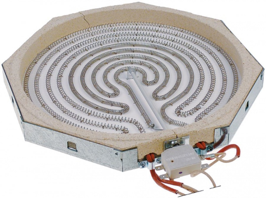 Rezistenta electrica octagonala pentru plita vitroceramica 3400 W, 230 V, 300x300, 2 circuite - 490079