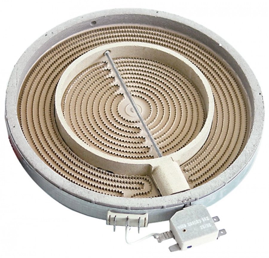 Rezistenta radianta ø 250 mm, 2500 W, cu 2 circuite de incalzire, EGO, pentru plita vetroceramica - 490118