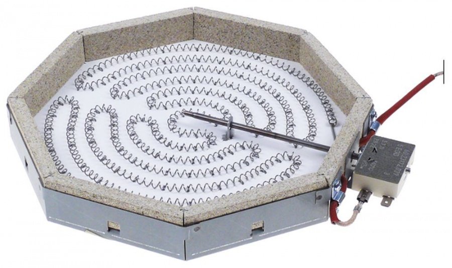 radiation heater construction octagonal 2100W 230V - Code 490151